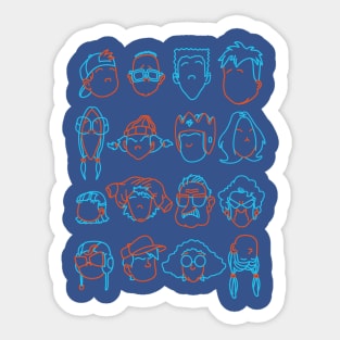 The Gang is Here Sticker